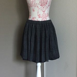 Abstract Houndstooth Skirt